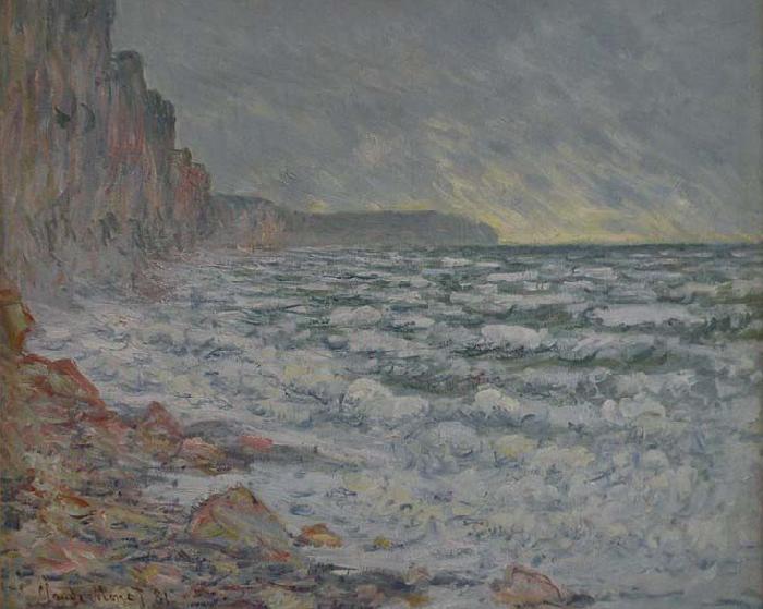 Claude Monet Fecamp, bord de mer Sweden oil painting art